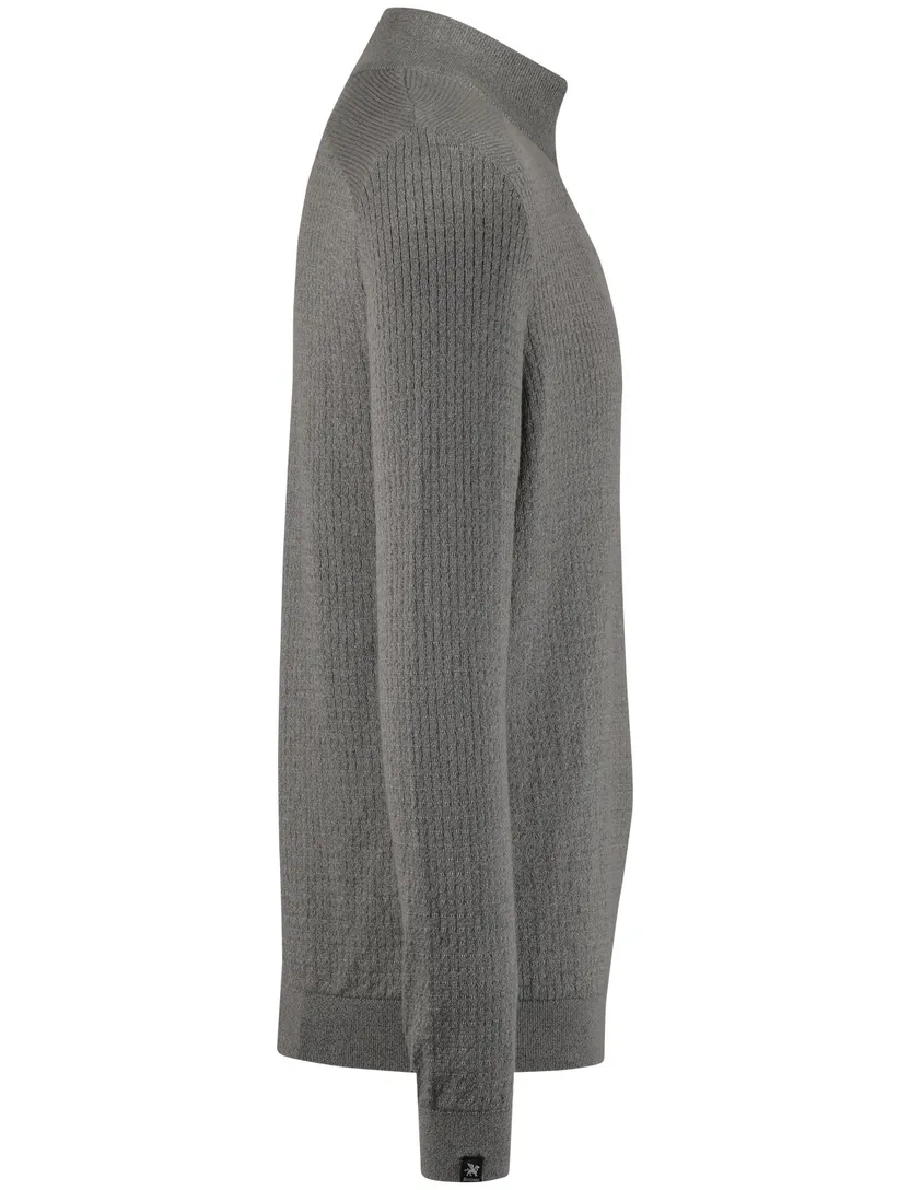 Vanguard half zip trui groen katoen