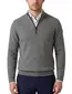Vanguard half zip trui grijs katoen