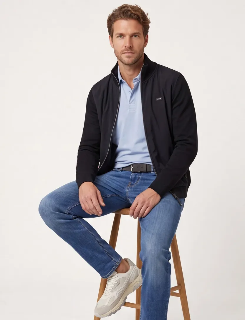 vest Vanguard donkerblauw