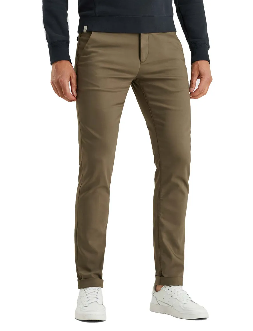Cast Iron Pantalon chino bruin
