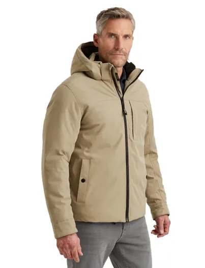 Vanguard Vanguard Winterjas Beige effen een borstzak