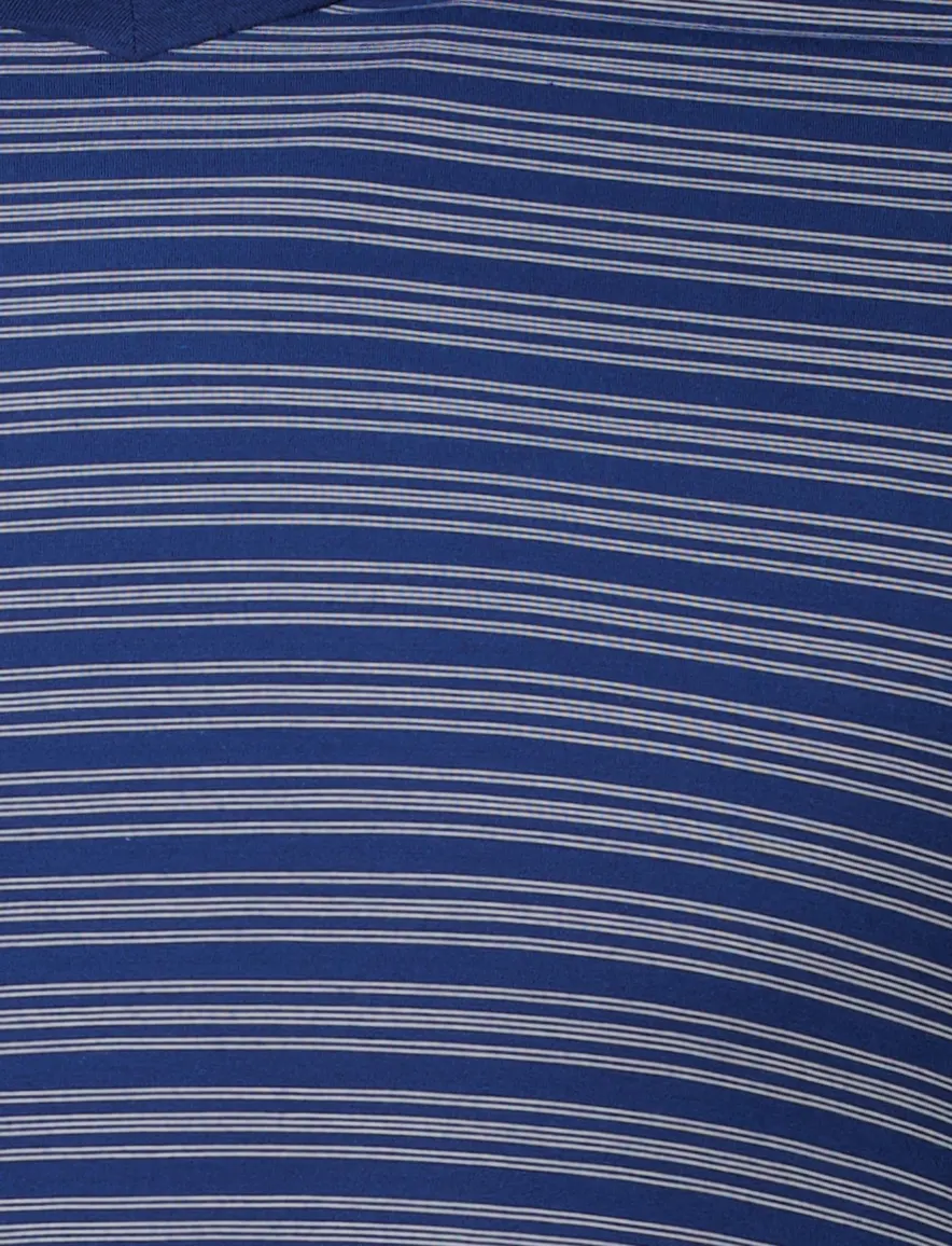 Schiesser pyjama blauw gestreept