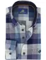 Eden Valley overhemd blauw ruit katoen