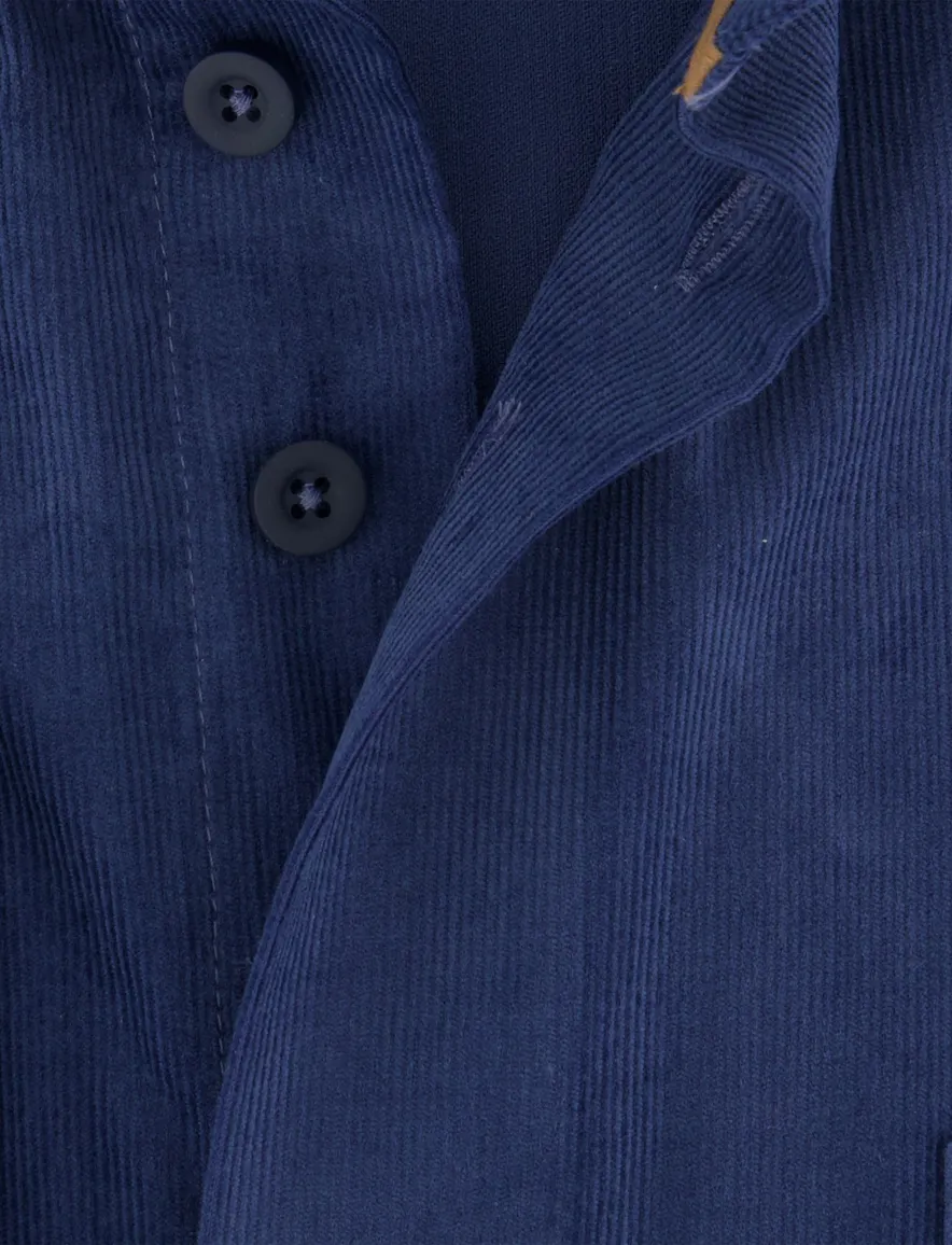 Eden Valley overhemd blauw corduroy