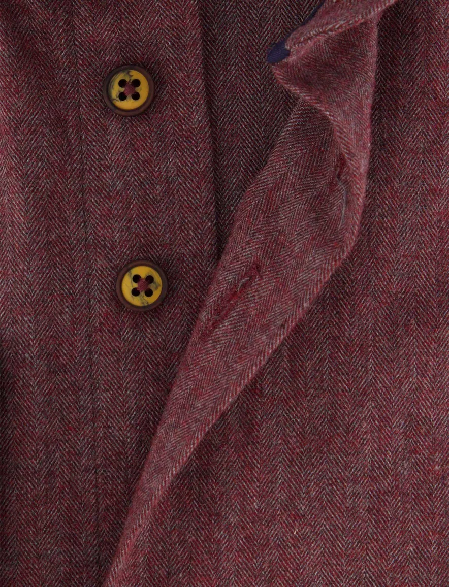 Eden Valley overhemd normale fit bordeaux