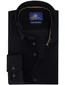 Eden Valley overhemd ml 7 zwart corduroy modern fit