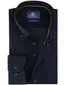 Eden Valley overhemd ml 7 donkerblauw corduroy modern fit