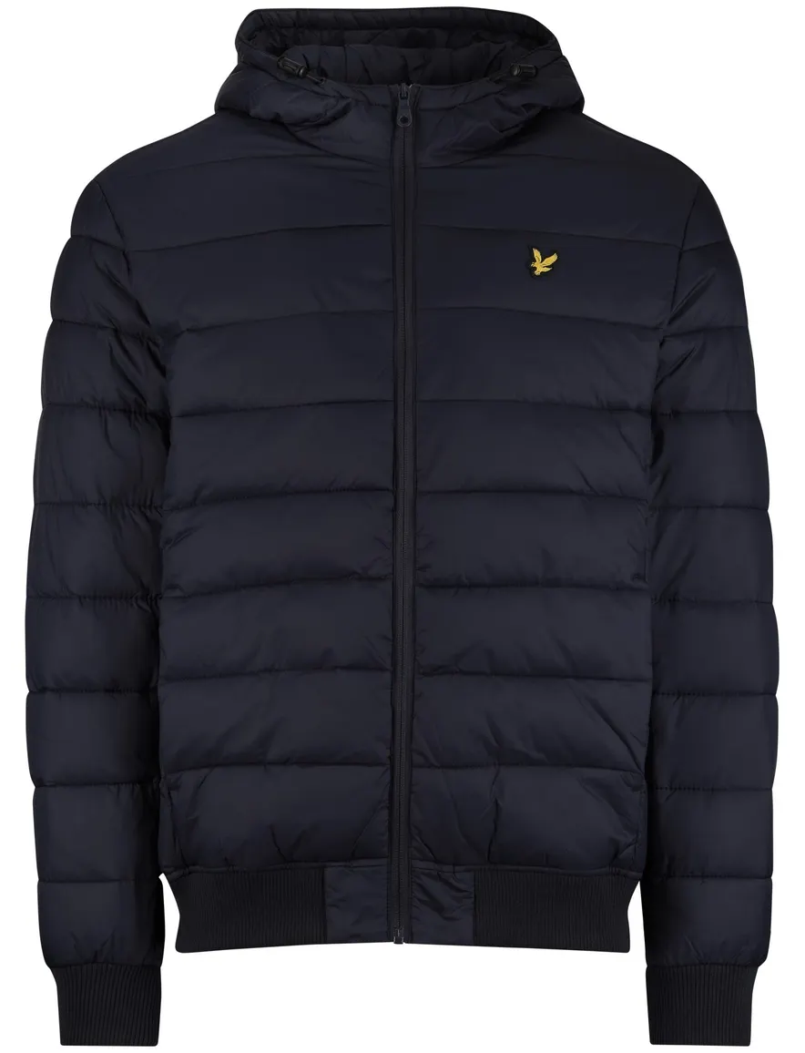 Lyle & Scott jas donkerblauw gewatteerd