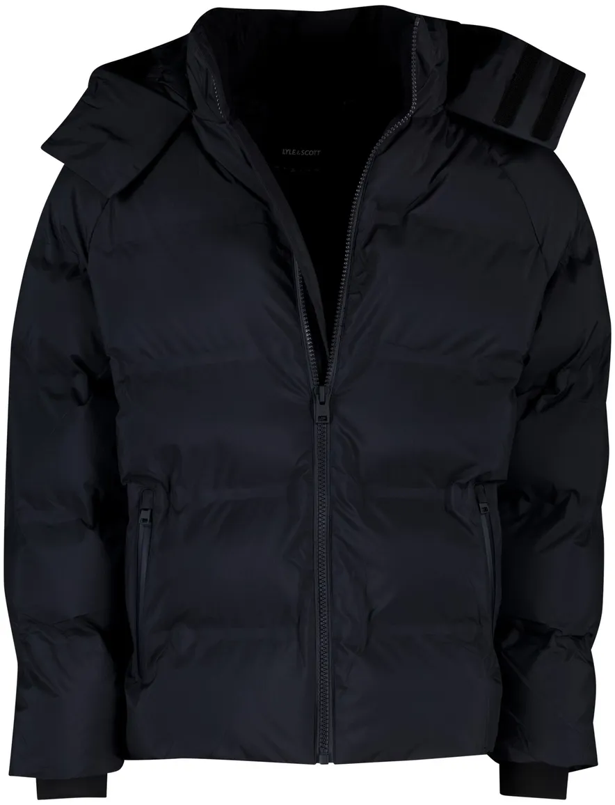 Lyle & Scott winterjas donkerblauw