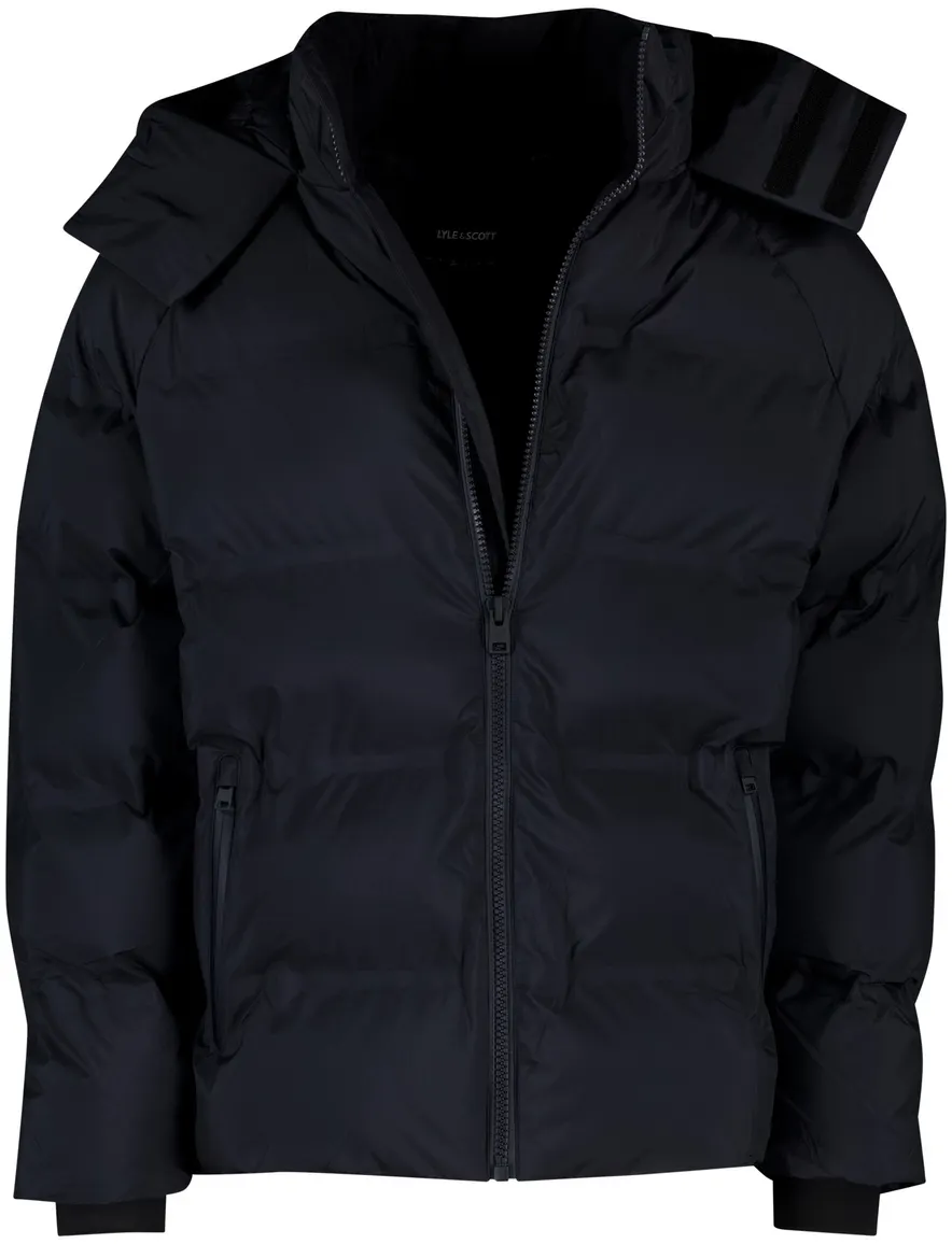 winterjas donkerblauw Lyle & Scott