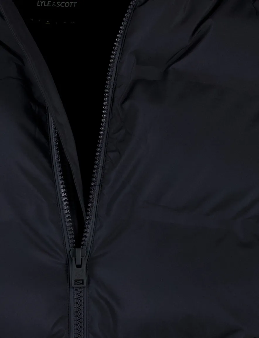 Lyle & Scott winterjas donkerblauw