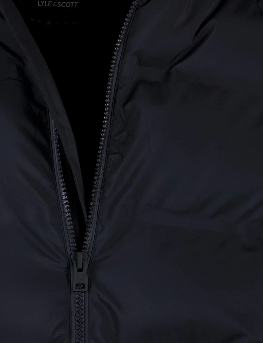 winterjas donkerblauw Lyle & Scott