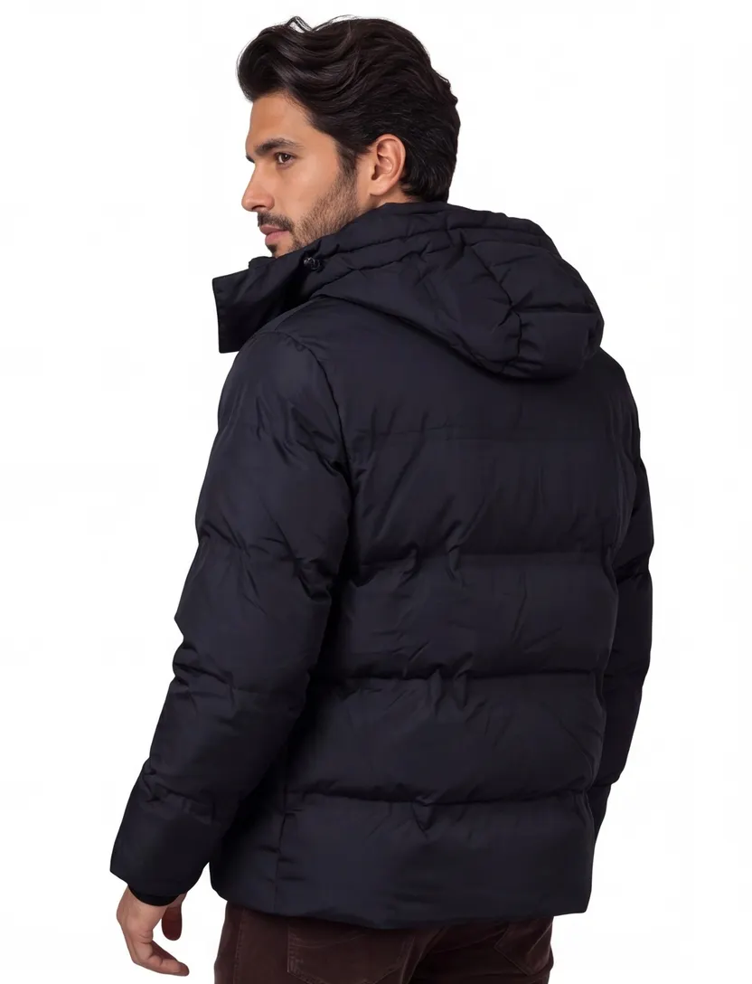 winterjas Lyle & Scott donkerblauw