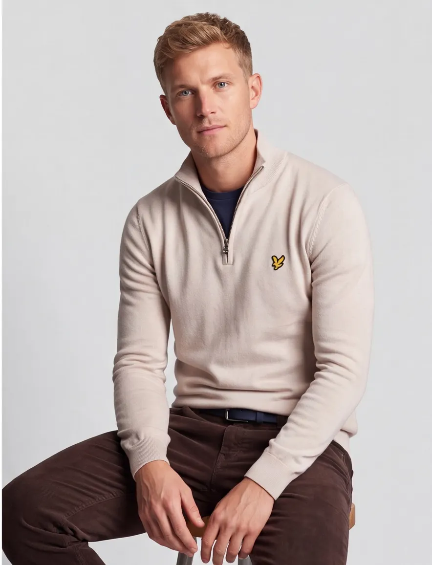 trui beige Lyle & Scott