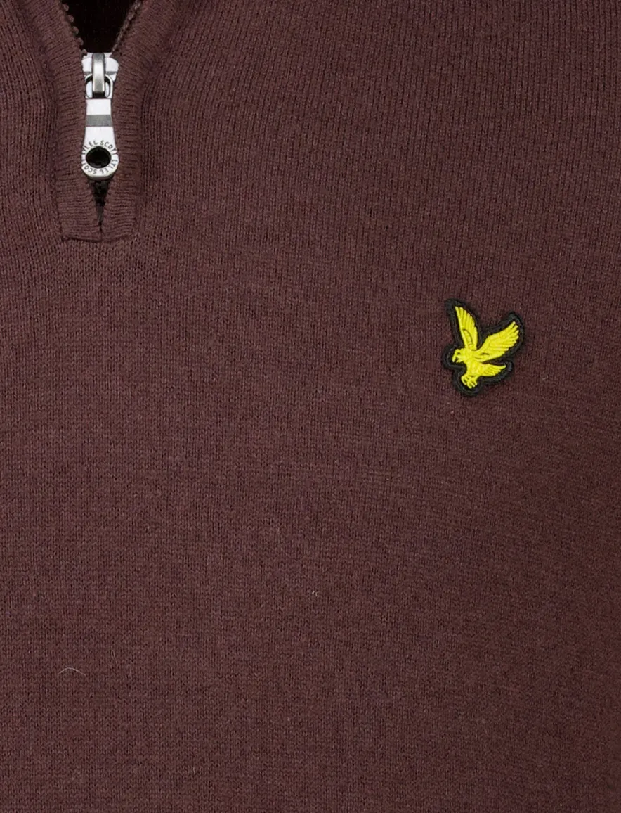 trui bruin Lyle & Scott