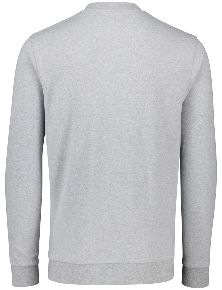 Lyle & Scott sweater grijs katoen ronde hals