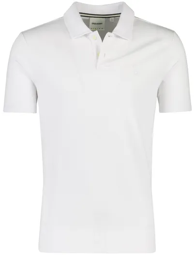 Lyle & Scott Lyle & Scott korte mouw polo wit normale fit