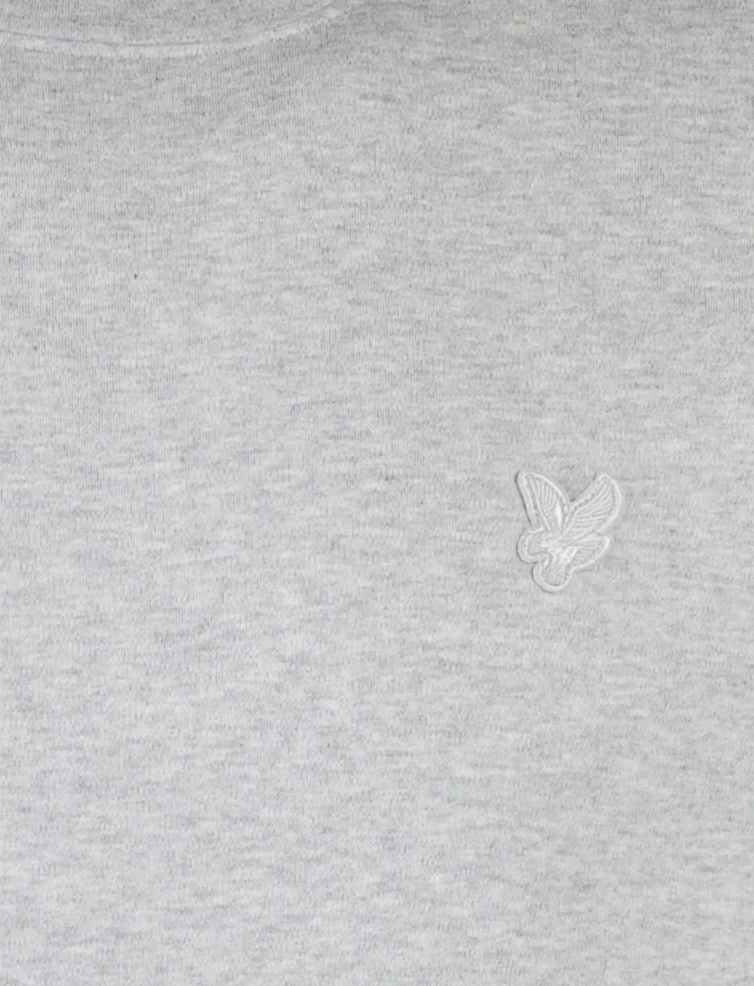 Lyle & scott t-shirt grijs katoen effen