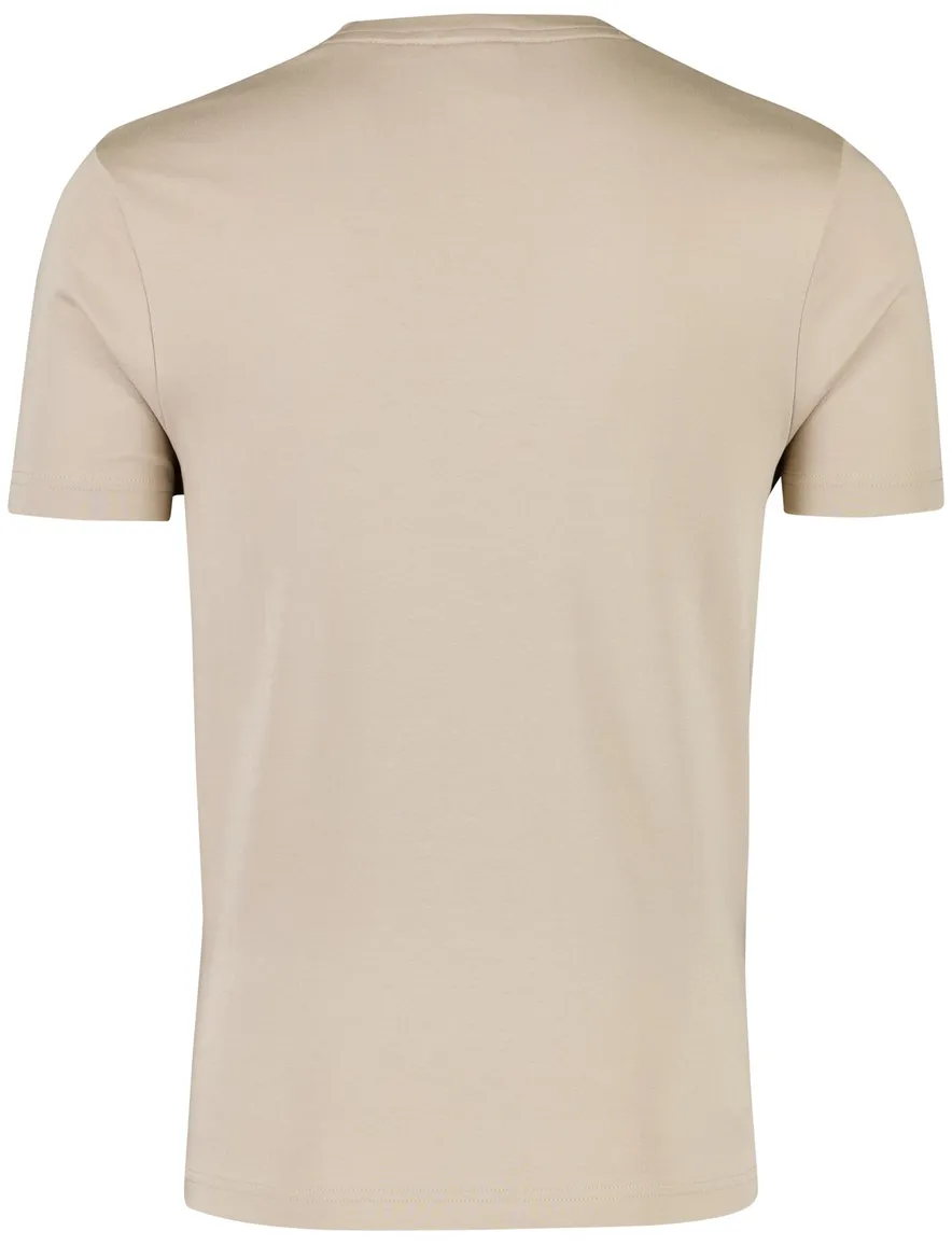Lyle & scott t-shirt ronde hals beige