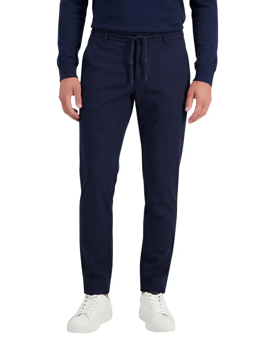 Cavallaro Pantalon Zigo donkerblauw polyester