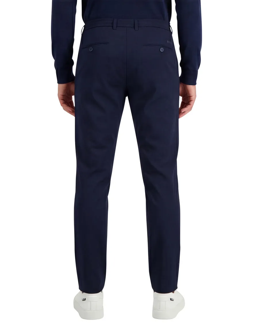 Cavallaro Pantalon Zigo donkerblauw polyester