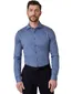Desoto Luxury Hai overhemd slim fit blauw semi-wide collar