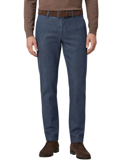COM4 COM4 Pantalon chino donkerblauw