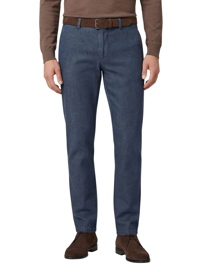 Pantalon chino donkerblauw COM4