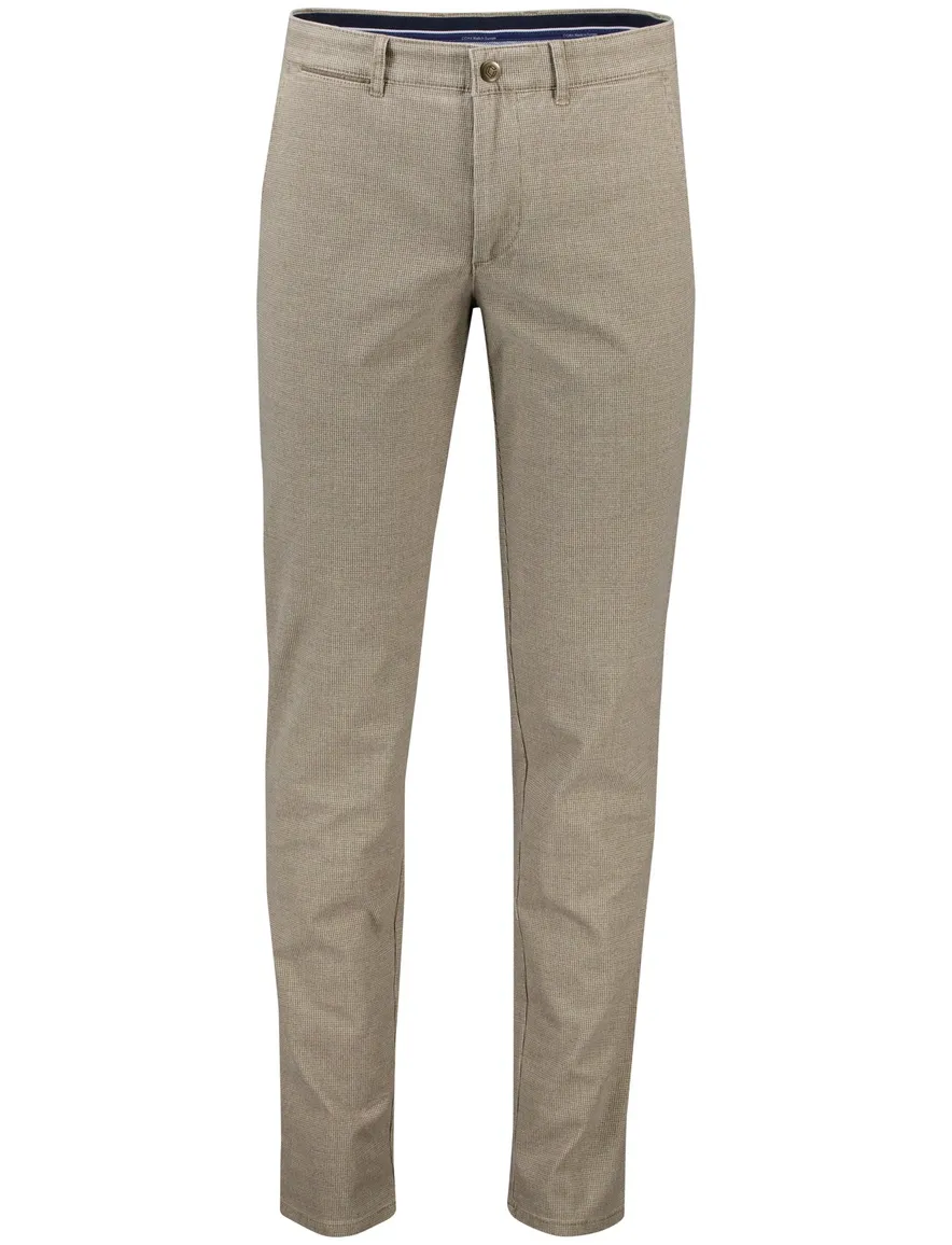 COM4 Modern Chino Pantalon chino bruin