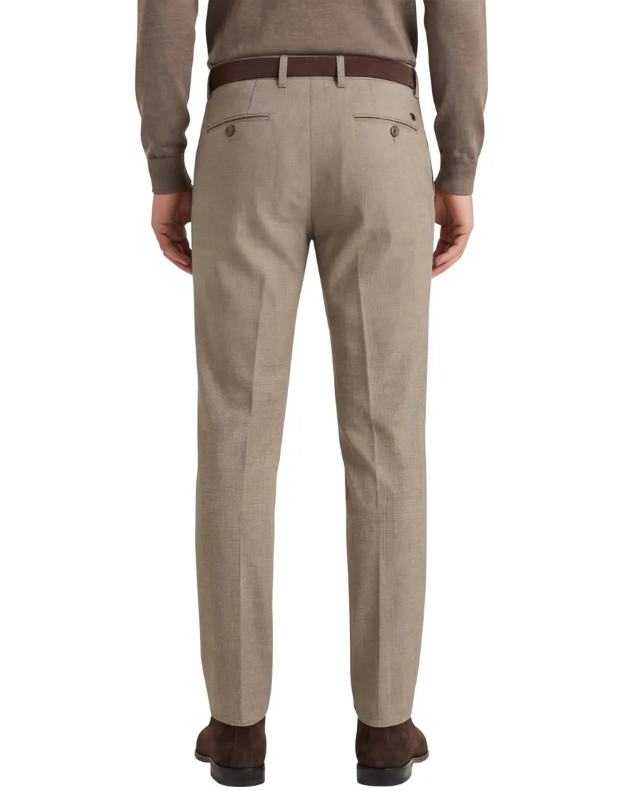 COM4 Modern Chino Pantalon chino bruin