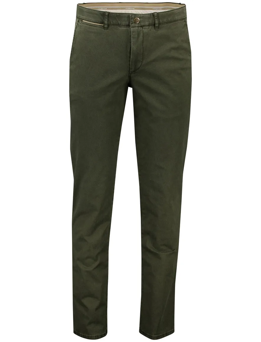 COM4 Modern Chino Pantalon chino groen