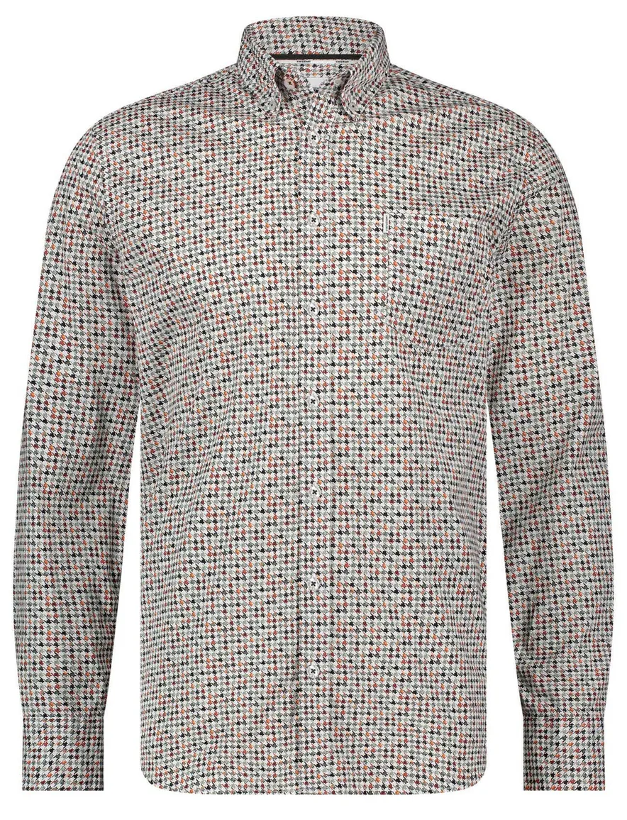 casual overhemd oranje State of Art Regular Fit