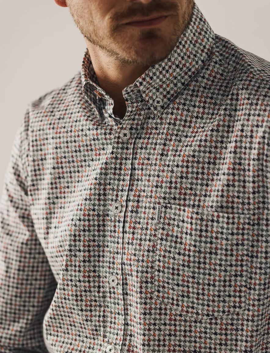 casual overhemd oranje State of Art Regular Fit