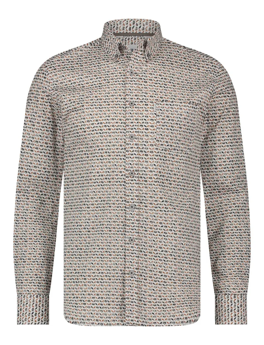 casual overhemd donkerblauw State of Art Regular Fit
