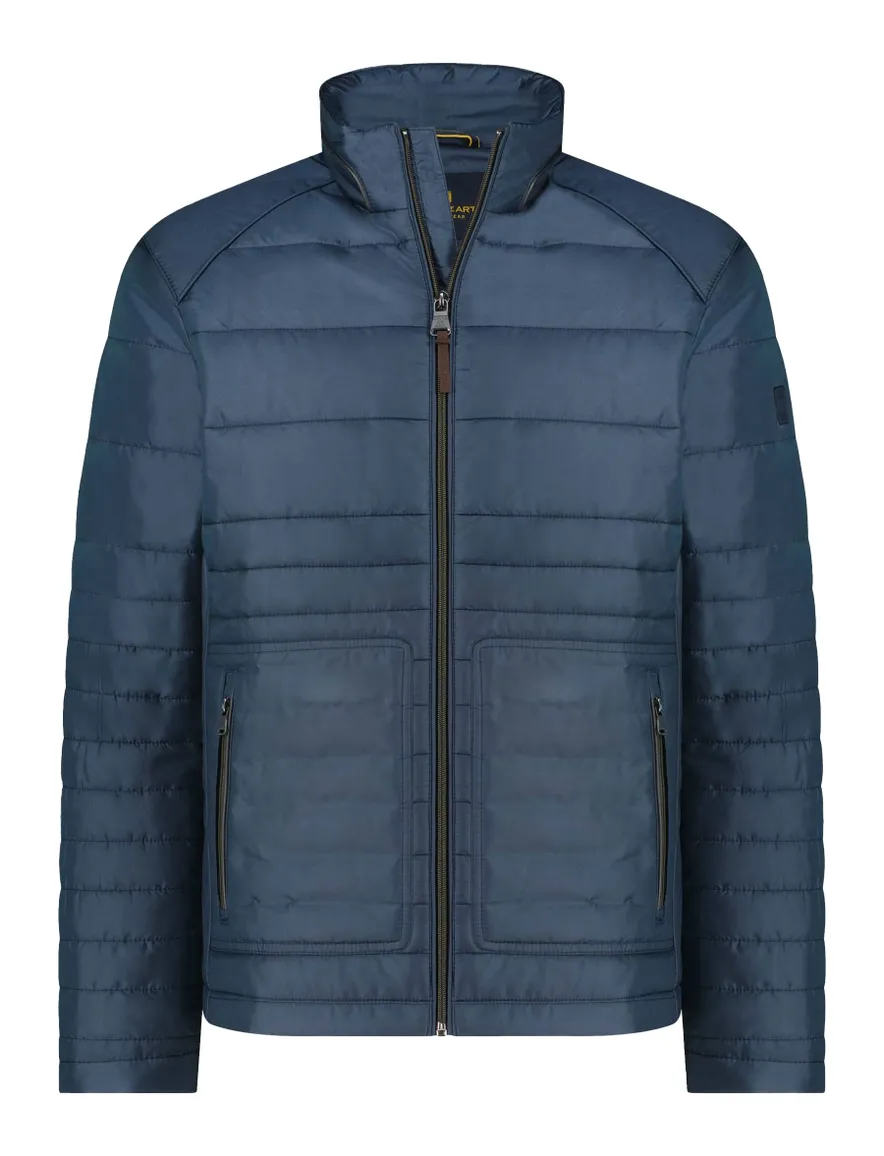 State of Art tussenjas blauw effen