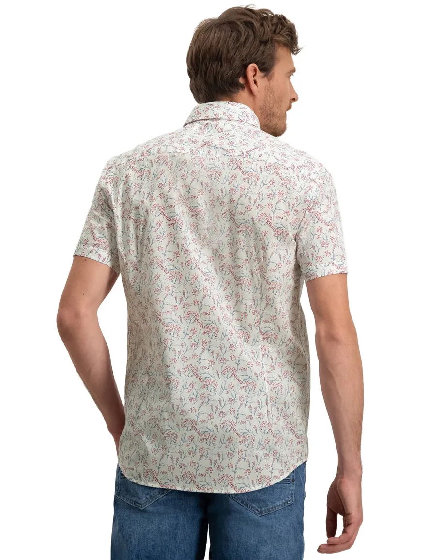 casual overhemd korte mouw wit State of Art Regular Fit