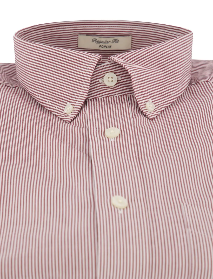 casual overhemd rood Gant Regular Fit