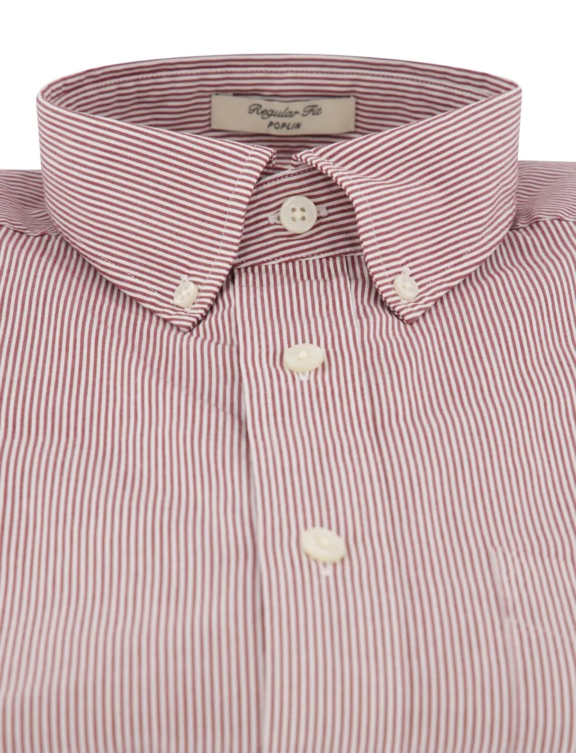 Gant casual overhemd regular fit rood katoen