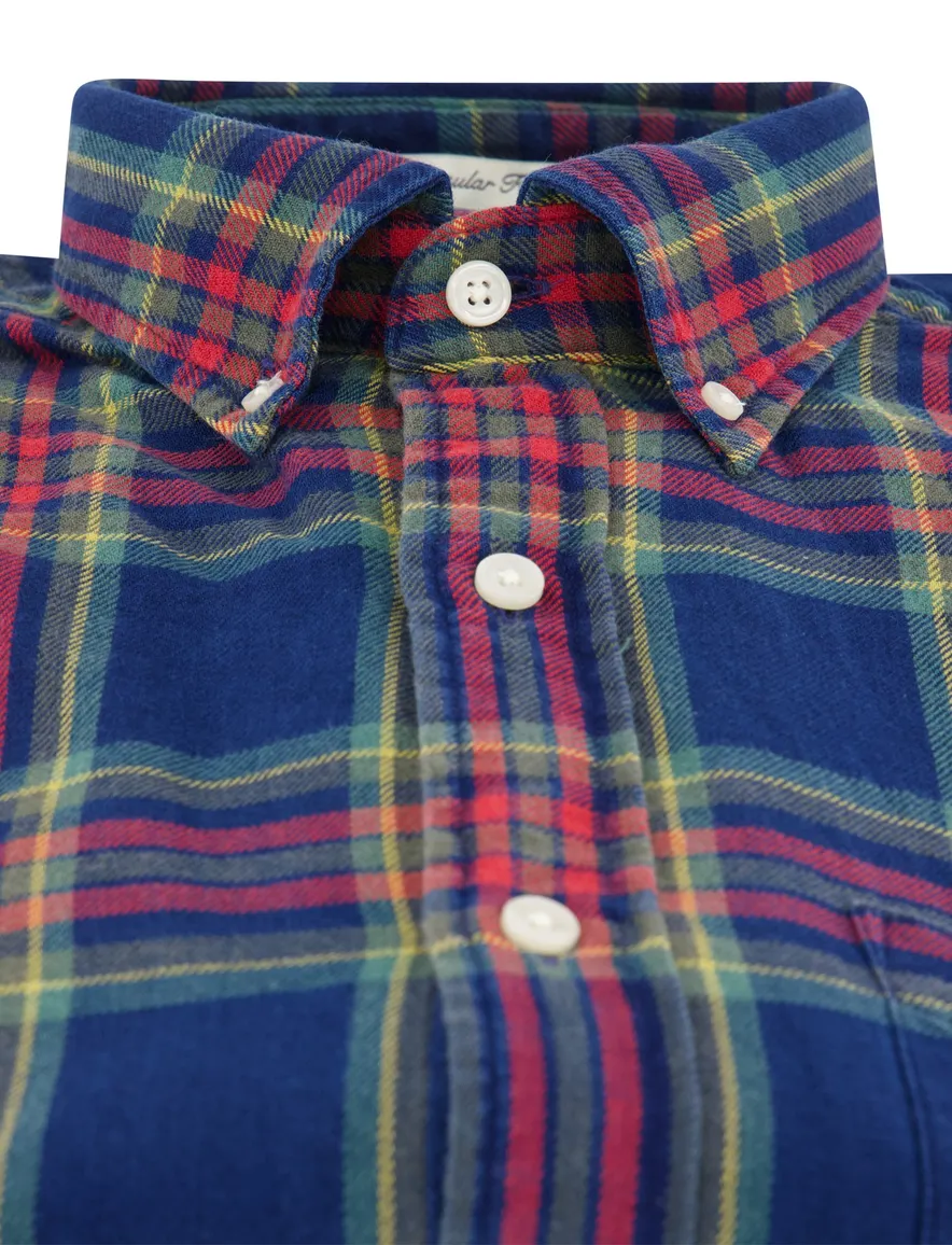 casual overhemd blauw Gant Regular Fit
