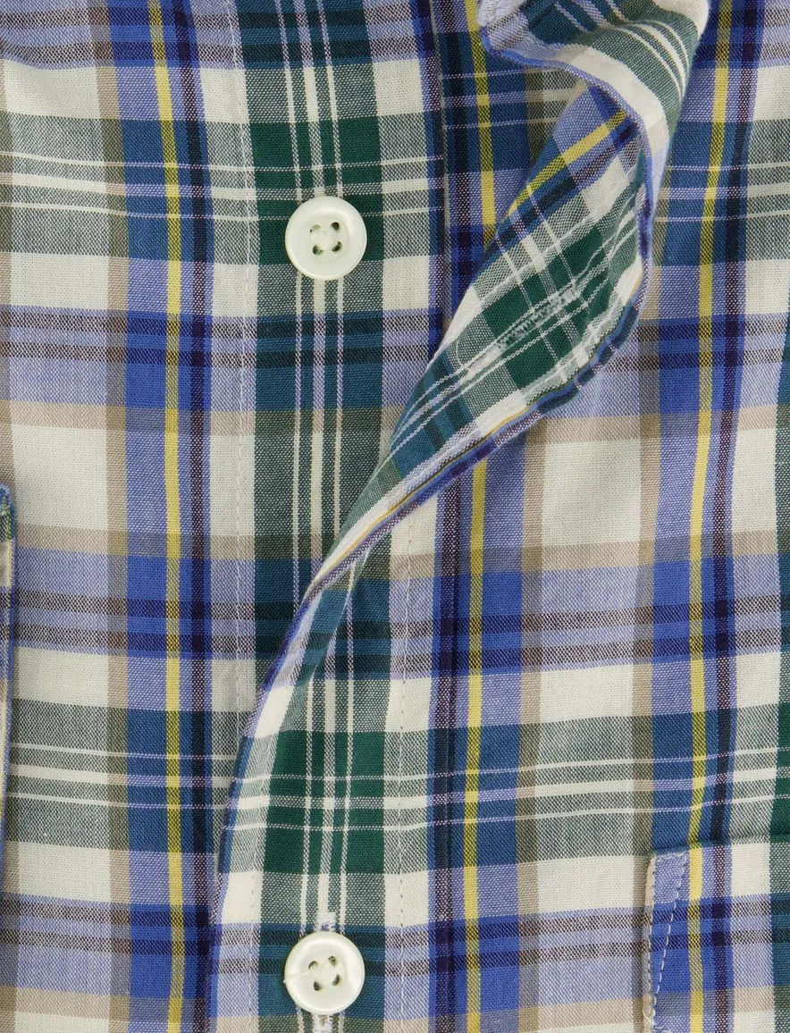 casual overhemd blauw Gant Regular Fit