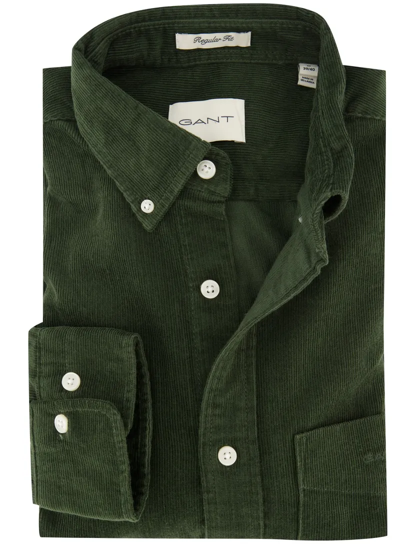 Overshirt Gant Regular Fit groen