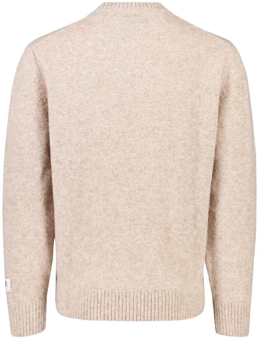 Gant trui regular fit beige wol