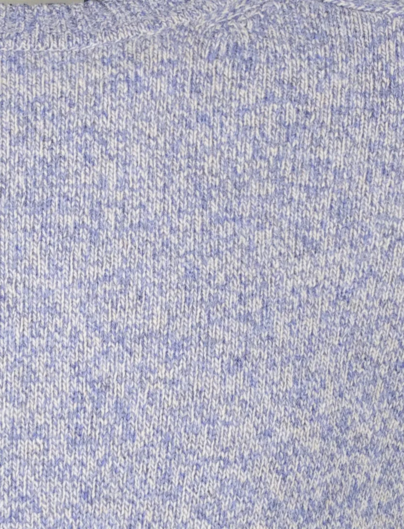 Gant regular fit trui blauw ronde hals lamswol