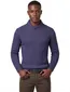 Gant Trui Blauw gemeleerd opstaande kraag wol