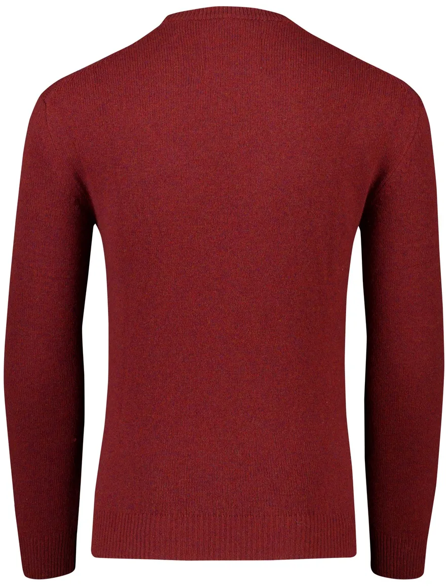 Gant Argyle regular fit trui rood geruit