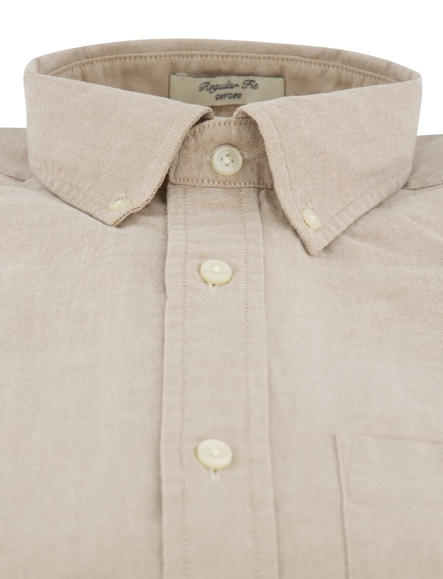 Gant overhemd Regular Fit beige