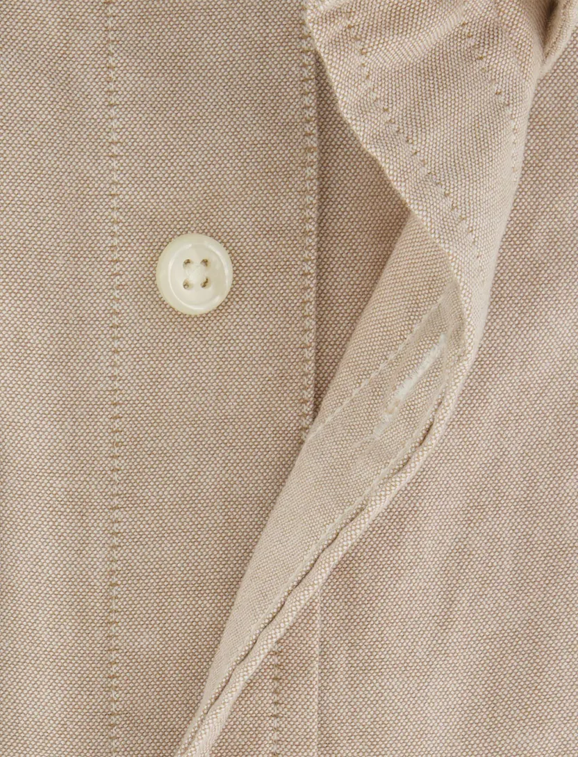 Overhemd Gant beige Regular Fit