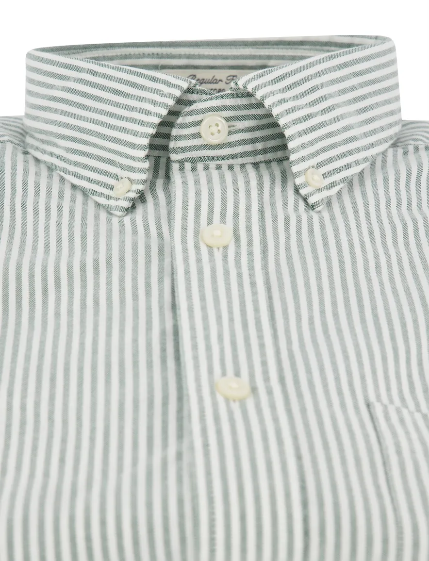casual overhemd groen Gant Regular Fit