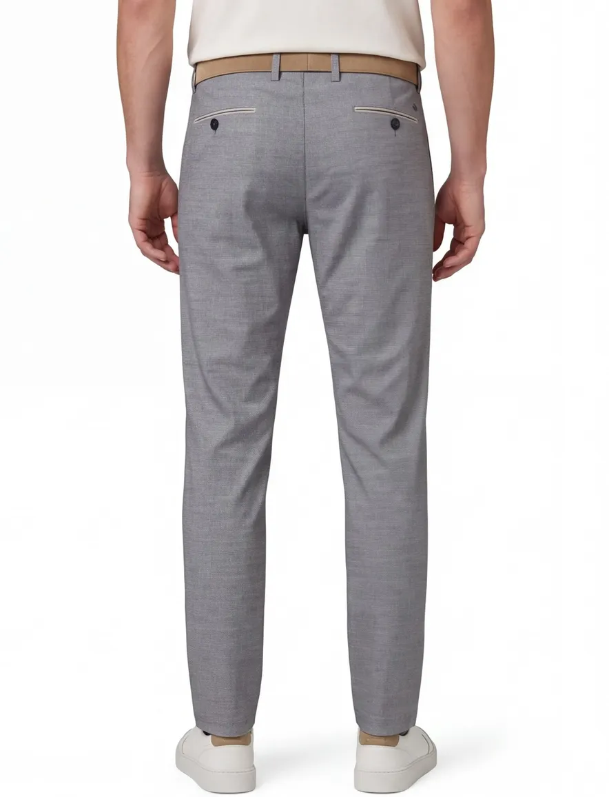 COM4 pantalon grijs modern chino collection