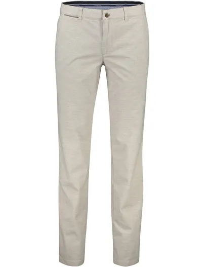 COM4 pantalon modern chino collection COM4 beige gemêleerd